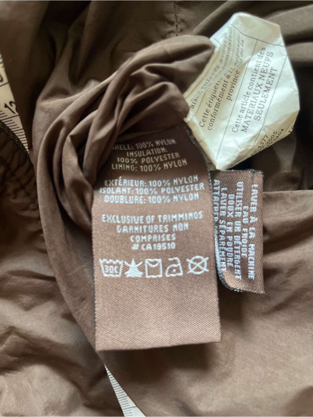 LOLE Reversible Jacket Womens Medium 8 Brown Quilted Gorpcore Athleisure - Picture 8 of 10